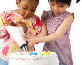 Cake decorating fun